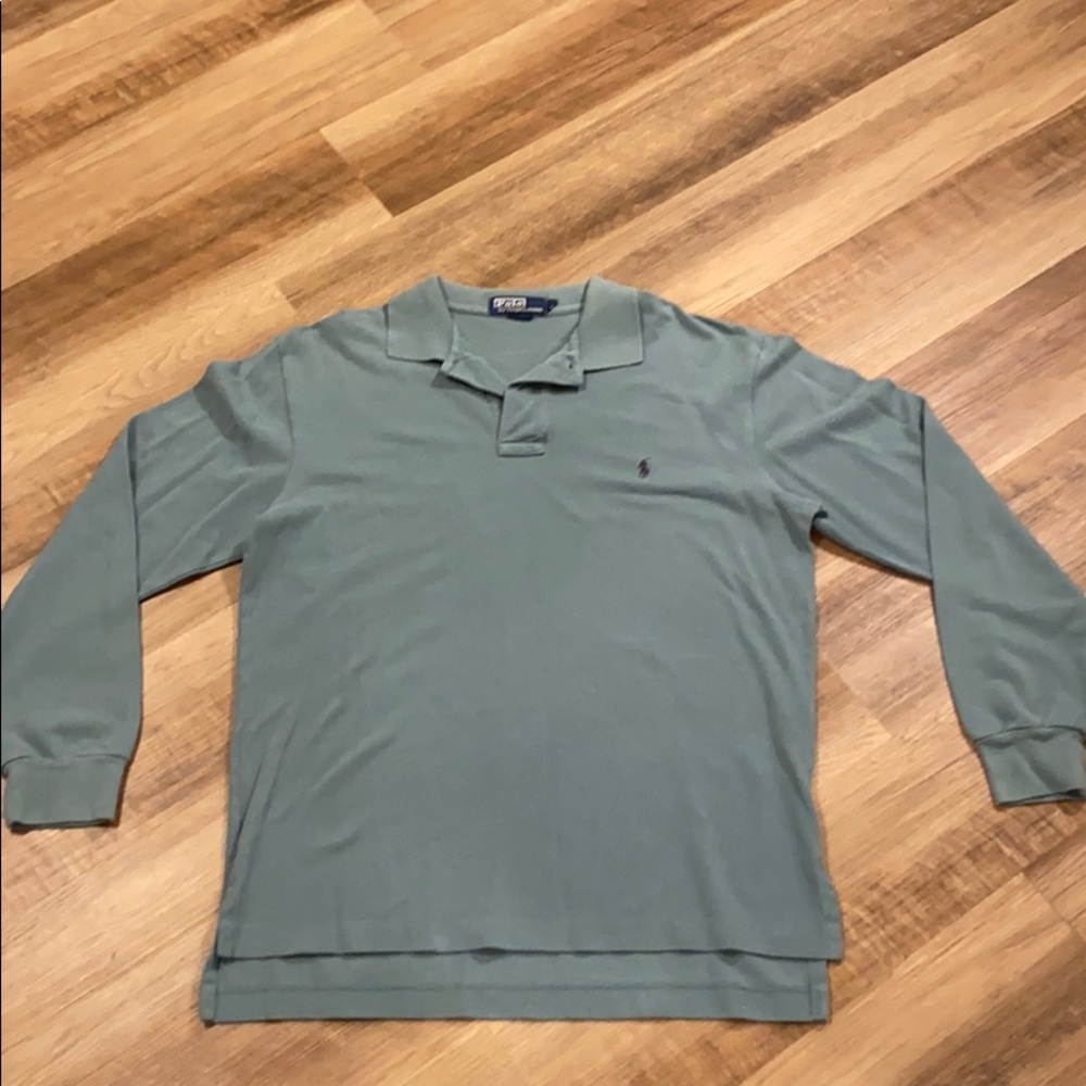 EUC Polo by Ralph Lauren Long-Sleeve Teal Polo💕